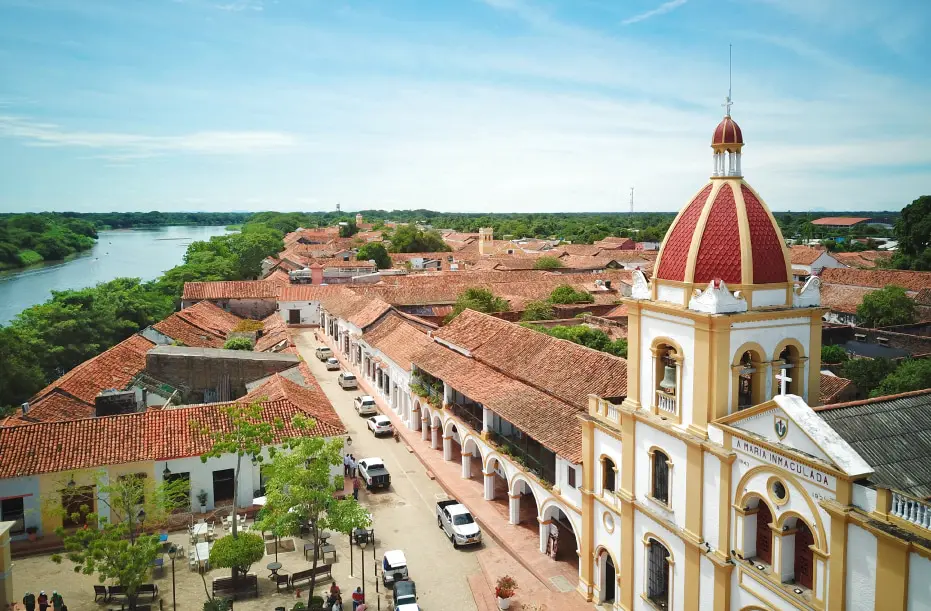 Mompox, a colonial town on the Magdalena River, Colombia